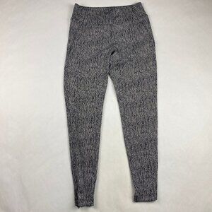Athleta Delancey Skyline Tight Women’s Small Black and White Pants Zip Ankle